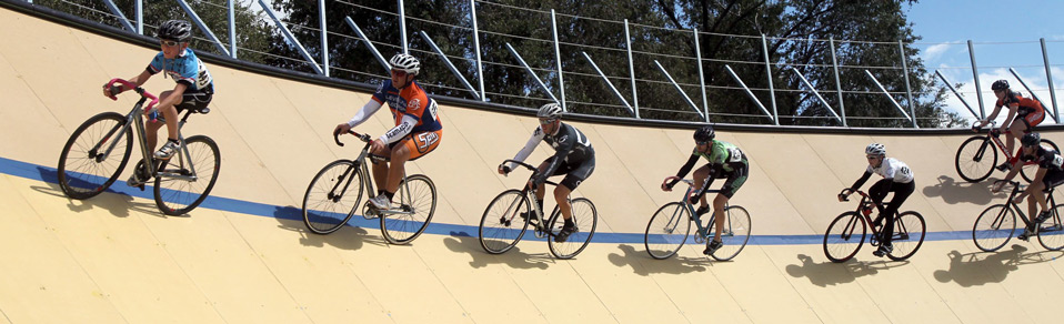 Track riding panorama